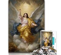 The Archangel Gabriel Puzzles 1000 Pieces for Teenagers,Help The Brain Exercise Addictive Toys to Cultivate Patience Great Gift (38x26cm)