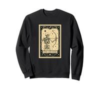 The Archer Tarot Card Archery Halloween Spooky Gothic Witchy Sweatshirt