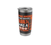 The Archer That Shoots Badly Has A Lie Ready Stainless Steel Insulated Tumbler