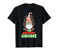 The Archery Gnome Christmas Archer Value Graphic T-Shirt, Men, Black, XL