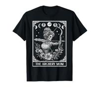 The Archery Mom Archer Bow and Arrow Tarot Card Skeleton T-Shirt