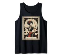 The Archery Mom Archer Bow and Arrow Tarot Card Skeleton Tank Top