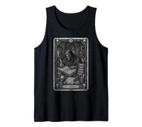 The Archivist Gothic Tarot Card Medieval Alt Occult Gothcore Tank Top