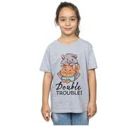 The Aristocats Double Trouble Cotton T-Shirt Disney Grey 5-6 Years
