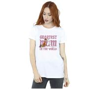 The Aristocats Greatest Mum Cotton Boyfriend T-Shirt Disney White S