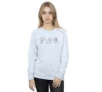 The Aristocats Women's Marie Bow Sweatshirt in Grey | Size: Small The Aristocats Grey S