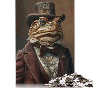 The Aristocrat Toad Puzzle for Adults And Teenagers 1000 Pieces Puzzle Adult Jigsaw Puzzle for Adults Teenagers Age 12+ 38x26cm/1000pcs