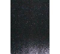 The Ark Craft, A4 250 GSM Glitter Card, Soft Touch Luxury (5 Pack) …Black