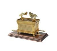 The Ark Of The Covenant Replica Statue Gold Plated With Ark Contents Aaron Rod