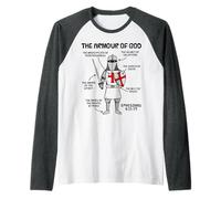 The Armour Of God, Ephesians 6, Bible Christian Church Funny Raglan Baseball Tee