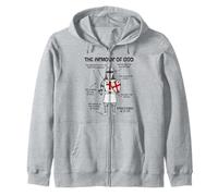 The Armour Of God, Ephesians 6, Bible Christian Church Funny Zip Hoodie