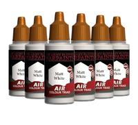 The Army Painter, Air Triads - Airbrush-Ready Paint - White with 6 x 18 ml