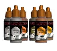 The Army Painter, Air Triads Most-Wanted Metallics - Airbrush-Ready Paint - Metallics with 6 x 18 ml Pre-thinned Acrylic Spray Paints - Air Paints for D&D & Warhammer Miniatures