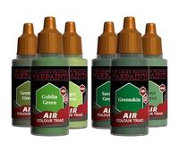 The Army Painter, Air Triads Orcs + Goblins - Airbrush-Ready Paint Orcs + Goblins with 6 x 18 ml Pre-thinned Acrylic Spray Paints - Air Paints for D&D & Warhammer Miniatures