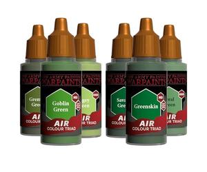 The Army Painter, Air Triads Orcs + Goblins - Airbrush-Ready Paint Orcs + Goblins with 6 x 18 ml Pre-thinned Acrylic Spray Paints - Air Paints for D&D & Warhammer Miniatures