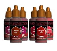 The Army Painter, Airbrush Primary Bundle Red, 2 Air Triads: 6 x 18 ml