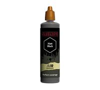 The Army Painter Airbrush Primer Matt Black, 100ml Dropper Bottle Acrylic Paint Primer for Airbrushing and Painting Wargaming Miniatures, Perfect for Tabletop Boardgames