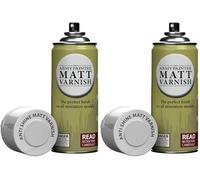 The Army Painter Anti Shine Matt Varnish for Miniature Painting - Acrylic after Quickshade Protector Spray Varnish for Miniature Wargames, DnD & Warhammer (Pack of 2)