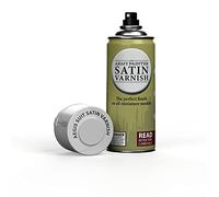 The Army Painter Satin Varnish, Spray Paint Varnish for Miniature Protection, Tabletop Roleplaying, Boardgames, and Wargames Miniature Modelling, 400ml