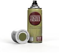 The Army Painter, Base Primer Army Green, 400 mL Acrylic Spray Primer, Spray Paint Basecoat for Miniature Priming, Tabletop Roleplaying, Boardgames, and Wargames Miniature Modellin
