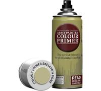 The Army Painter Colour Primer Skeleton Bone, 400 mL Acrylic Spray Primer, Spray Paint Basecoat for Miniature Priming, Tabletop Roleplaying, Boardgames, and Wargames Miniature Modelling