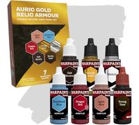 The Army Painter, Combat Se7ens: Auric Gold Relic Armour, 7x18ml Paints | Paint Kit incl. 7 Warpaint Fanatic: 4 Acrylic, 2 Metallics, 1 Wash, Perfect for Miniature Model Hobby Paints & for Figures