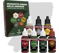 The Army Painter, Combat Se7ens: Monastic Green Relic Armour, 7x18ml Paints