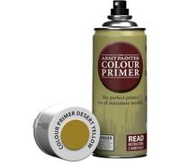The Army Painter | Colour Primer | Acrylic Spray Desert Yellow 400 ml, Miniature Painting Primer