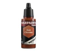 The Army Painter, Fanatic Metallics Evil Chrome, 18ml Acrylic Paint | Metallic Acrylic Paint for Miniature Model Painting, Warhammer & DnD