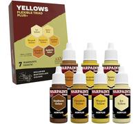 The Army Painter, Warpaints Flexible Triad PLUS+: Yellows, 7 x 18 ml acrylic paints - Miniature quality hobby paint for Dungeons and Dragons (DnD) & Warhammer Miniatures