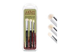 The Army Painter | Masterclass Drybrush Set | 3 Sizes Hobby Drybrushes | Goat Hair Brush Set | 15mm Mighty Drybrush, 12mm Moderate Drybrush