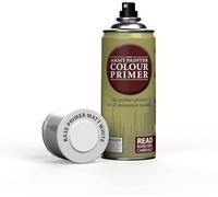 The Army Painter | Colour Primer | Acrylic Spray Matte White 400 ml, Miniature Painting Primer