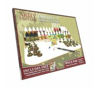 The Army Painter - Project Paint Station | Paint Station | Paint Holder | Paint Stand and Brush Holder in One - Holds 30 Warpaints, 7 Brushes and 1 Water Container | Includes Free Painting Guide