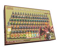 The Army Painter Speedpaint 2.0 Complete Paint Set, 90 x 18ml Speedpaints incl. 10 metallics, 1 Medium & 1 Free Brush for miniature and model painting