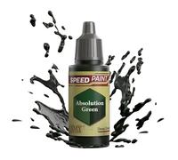 The Army Painter Speedpaint Absolution Green 2.0, Single Model Building Acrylic Paint, 18 ml, Single Layer Paint Solution for Fantasy Tabletop Miniatures Like Warhammer 40k Figures and DnD Miniatures