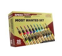 The Army Painter, Speedpaint Marker Most Wanted Set, 20 x 6ml Paint Markers | Speedpaint 2.0 Markers, 20 Vibrant Colours & Metallics, Acrylic Contrast Paint Markers for DnD & Warhammer