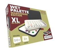 The Army Painter, Wargamers Edition Wet Palette for Miniature Model Paints | Incl. 50 Hydro Sheets, 2 Hydro Foams & Brush Storage - Wet Palette for Miniatures Acrylic Paint, Dnd & Warhammer
