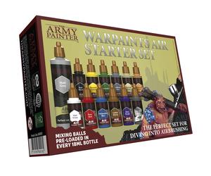 The Army Painter, Warpaints Air Starter Set, 12 x 18ml Pre-thinned Acrylic Ai...