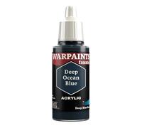 The Army Painter, Warpaints Fanatic Deep Ocean Blue Single Acrylics, Miniature Hobby Painting, Quality Paint for Miniature Wargaming