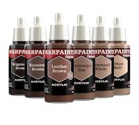 The Army Painter, Warpaints Fanatic Flexible Triad: Browns, 6 x 18ml