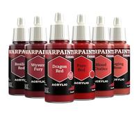 The Army Painter, Warpaints Fanatic Flexible Triad: Cool Reds, 6 x 18ml