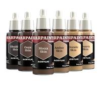 The Army Painter, Warpaints Fanatic Flexible Triad: Deep Skin Tones, 6x18ml