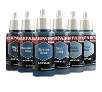 The Army Painter, Warpaints Fanatic Flexible Triad: Desaturated Blue-Greys