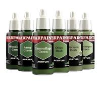 The Army Painter, Warpaints Fanatic Flexible Triad: Olive Greens, 6 x 18ml
