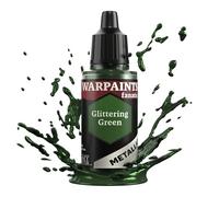 The Army Painter, Warpaints Fanatic Metallics Glittering Green Single Acrylics, Miniature Hobby Painting, Quality Paint for Miniature Wargaming