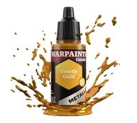 The Army Painter, Warpaints Fanatic Metallics Greedy Gold Single Acrylics, Miniature Hobby Painting, Quality Paint for Miniature Wargaming