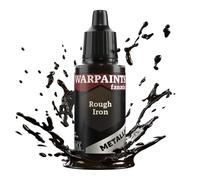 The Army Painter, Warpaints Fanatic Metallics Rough Iron Single Acrylics, Miniature Hobby Painting, Quality Paint for Miniature Wargaming