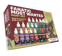 The Army Painter, Warpaints Fanatic Most Wanted Set, 22x18ml Acrylic Paints