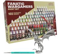 The Army Painter, Warpaints Fanatic Wargamers Set Combo, 102 x 18ml Paints