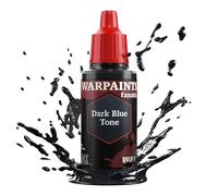 The Army Painter, Warpaints Fanatic Washes Dark Blue Tone Single Acrylics, Miniature Hobby Painting, Quality Paint for Miniature Wargaming